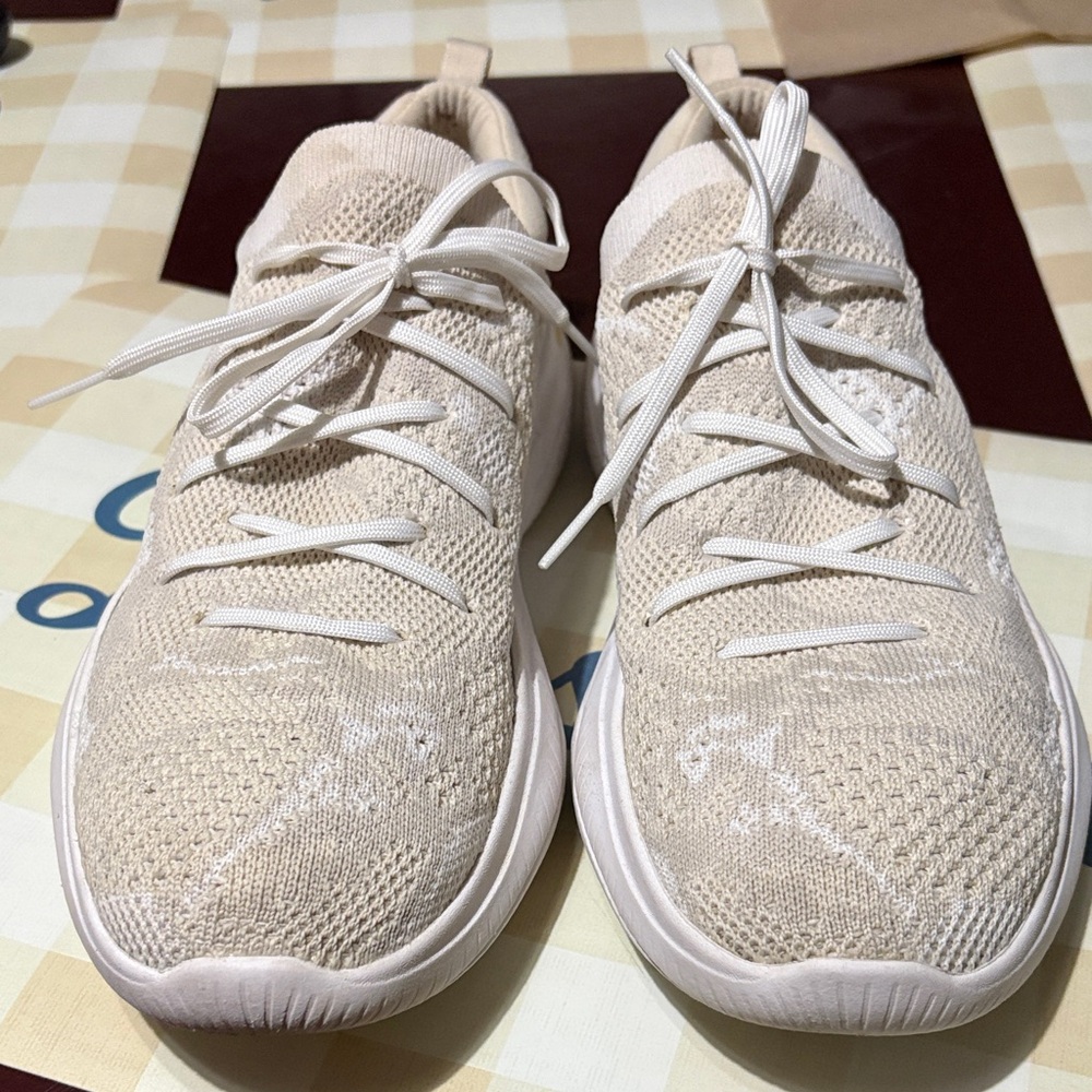 Sorel Women's Beige Knit Sneakers